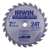 Disco sierra Irwin corte grueso, 24 dientes 7-1/4", 15130LA