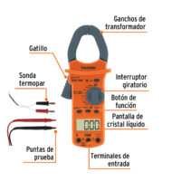 Multímetro para mantenimiento industrial con gancho, 10404 - Imagen 4