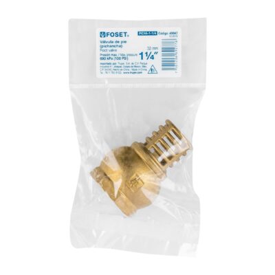 Pichancha con rejilla de latón 1-1/4", Foset 49047 - Imagen 2