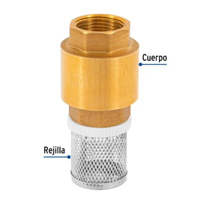 Pichancha con rejilla acero inoxidable 3/4", Foset 49055 - Imagen 3