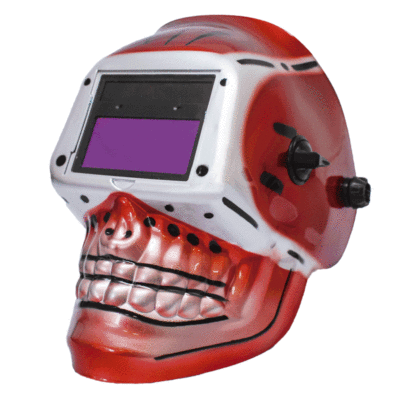 Careta Para Soldar Fotosensible Profesional Calavera