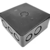 Caja con Tapa Gris PVC Conduit 4" X 4"