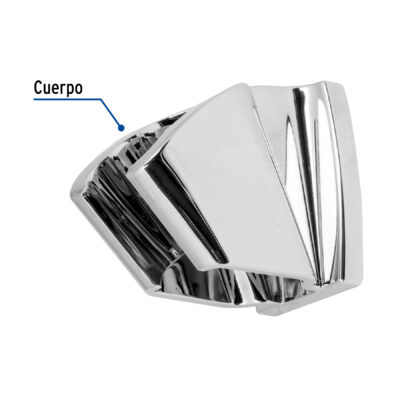 Soporte a pared, cromo FOSET RIVIERA (49956) - Imagen 5