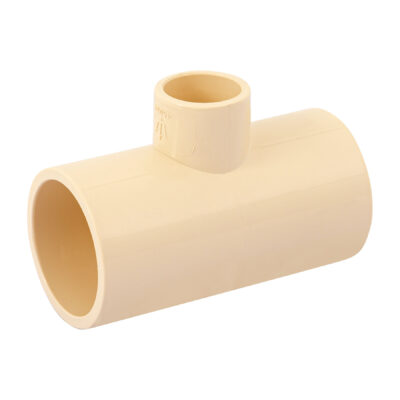 Tee reducida central de CPVC 1" x 1" x 1/2"