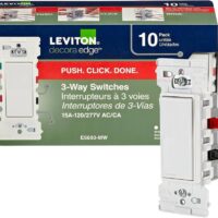 Apagador Instala-fácil Blanco Leviton