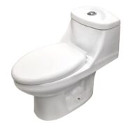 Inodoro una pieza color blanco Gaetta Línea Premium