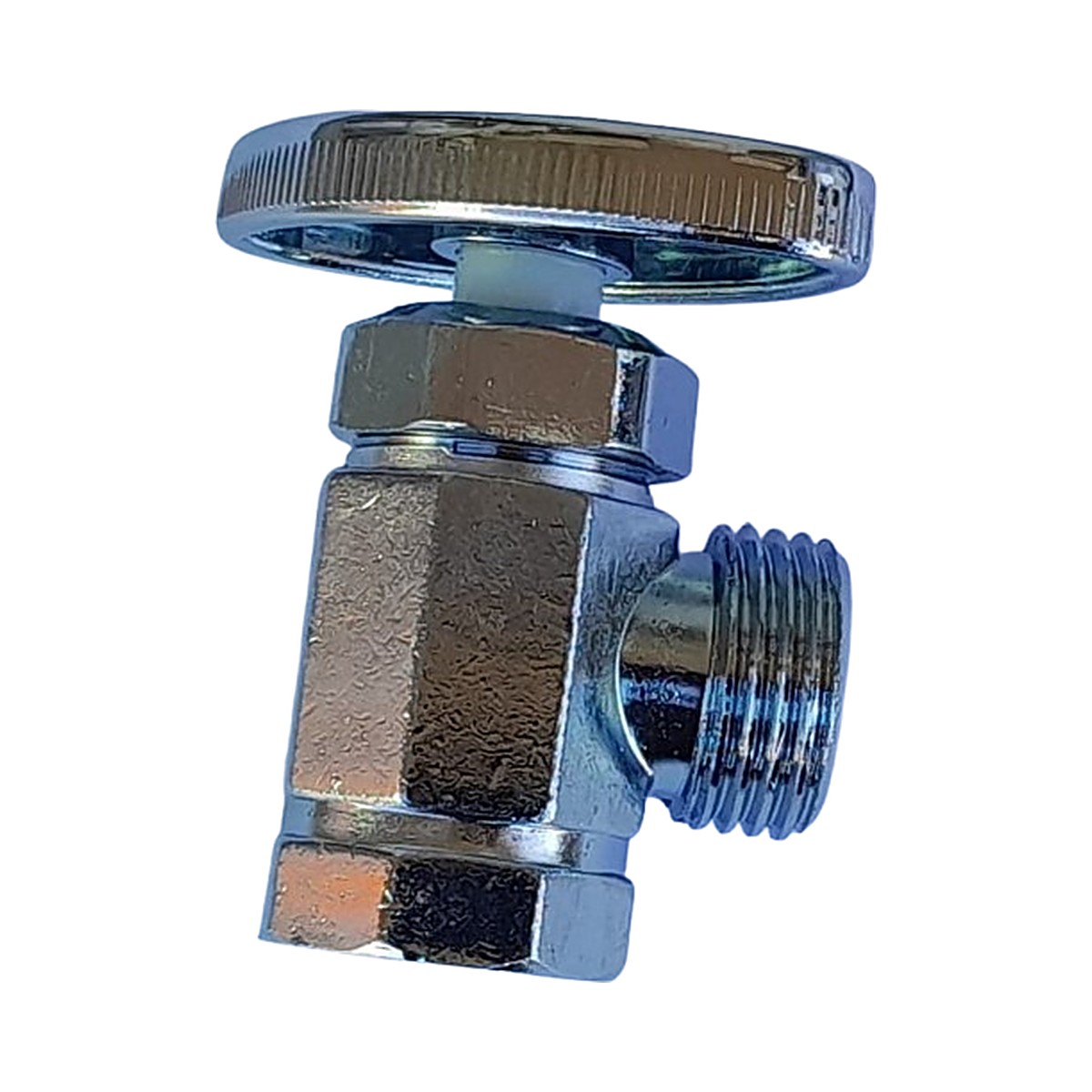 Llave angular 1/2" x 1/2", Marca Futura