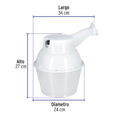 Lampara Suburbana 65 W sensor de luz, SUB-811F - Imagen 3