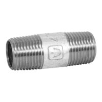 Niple de acero galvanizado 1/2" x 2", Foset CG-401