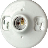 Roseta de porcelana blanco Leviton