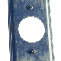 Tapa receptáculo 2X4 15A AETECH