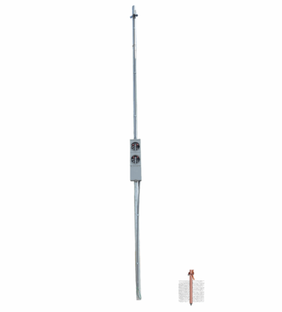 Tablero armado 220V 60A con dos medidores, tubo galvanizado y kit completo - Imagen 2