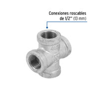 Cruz de acero galvanizado 1/2", Foset CG-521 - Imagen 2