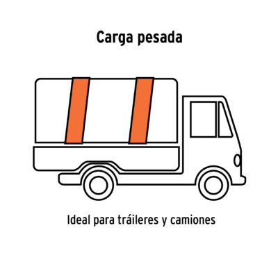 Sujetadores con matraca Truper 1,666 kg de límite de carga - Imagen 2