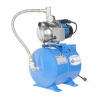 Bomba de agua hidroneumática 0.5HP con tanque de 24 litros AQUAPAK PRES-FIX05E-24L