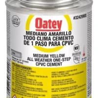 Cemento CPVC amarillo 237 mL Oatey (Pegamento)