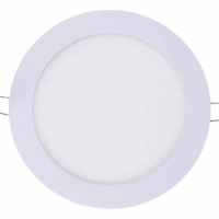 Lámpara LED modelo TLPF-04 de 12W, diámetro de 17 cm, incluye eliminador para 110V AC
