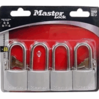 Juego de 4 Candados de Acero sólido de 1-1/2" # 740ESPQLF MASTER LOCK