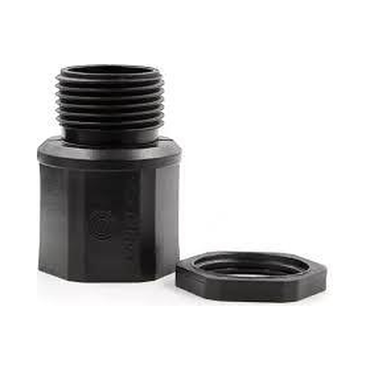 Conector Poliflex 1/2" Negro