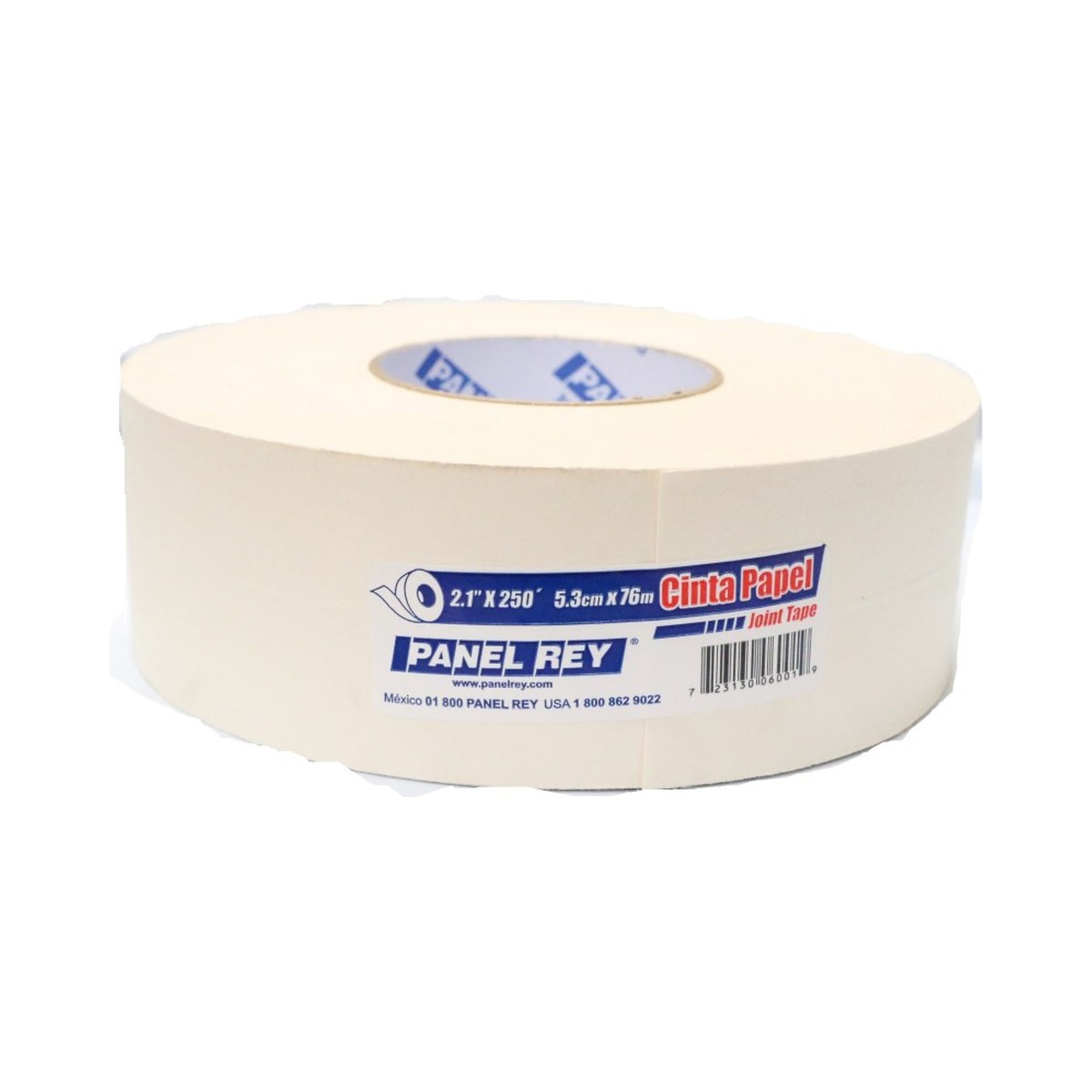 Cinta papel para juntas de tablaroca 2.1" x 250' (5.3cm x 76m)