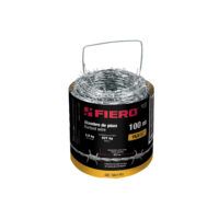 Rollo de alambre de púas 100m calibre 15.5, FIERO (Cód: 44884)