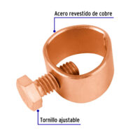 Conector para varilla a tierra física Volteck (Cod. CVT) - Imagen 5