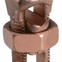 Conector bipartido (tipo perro) #6 de cobre