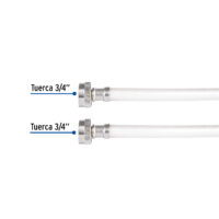 Manguera para lavadora, vinilo, 3/4" x 3/4", 1.8 m, Foset (Cod 46429) - Imagen 3
