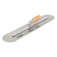 Llana canto redondo 24" x 5" con mango de madera, Truper (Cod 12399)