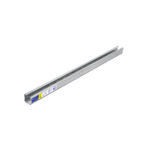 Perfil monocanal perforado 3m, 4x4, calibre 16 (unicanal)