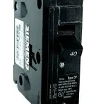 Interruptor Termomagnético Breaker QP 1X40A SIEMENS Q140