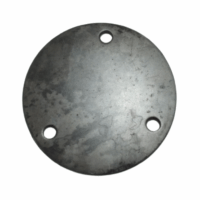 Placa de Fijación Circular de 6" con 3 Perforaciones – Espesor 1/4"