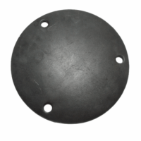 Placa de Fijación Circular de 8" con 3 Perforaciones – Espesor 1/4"