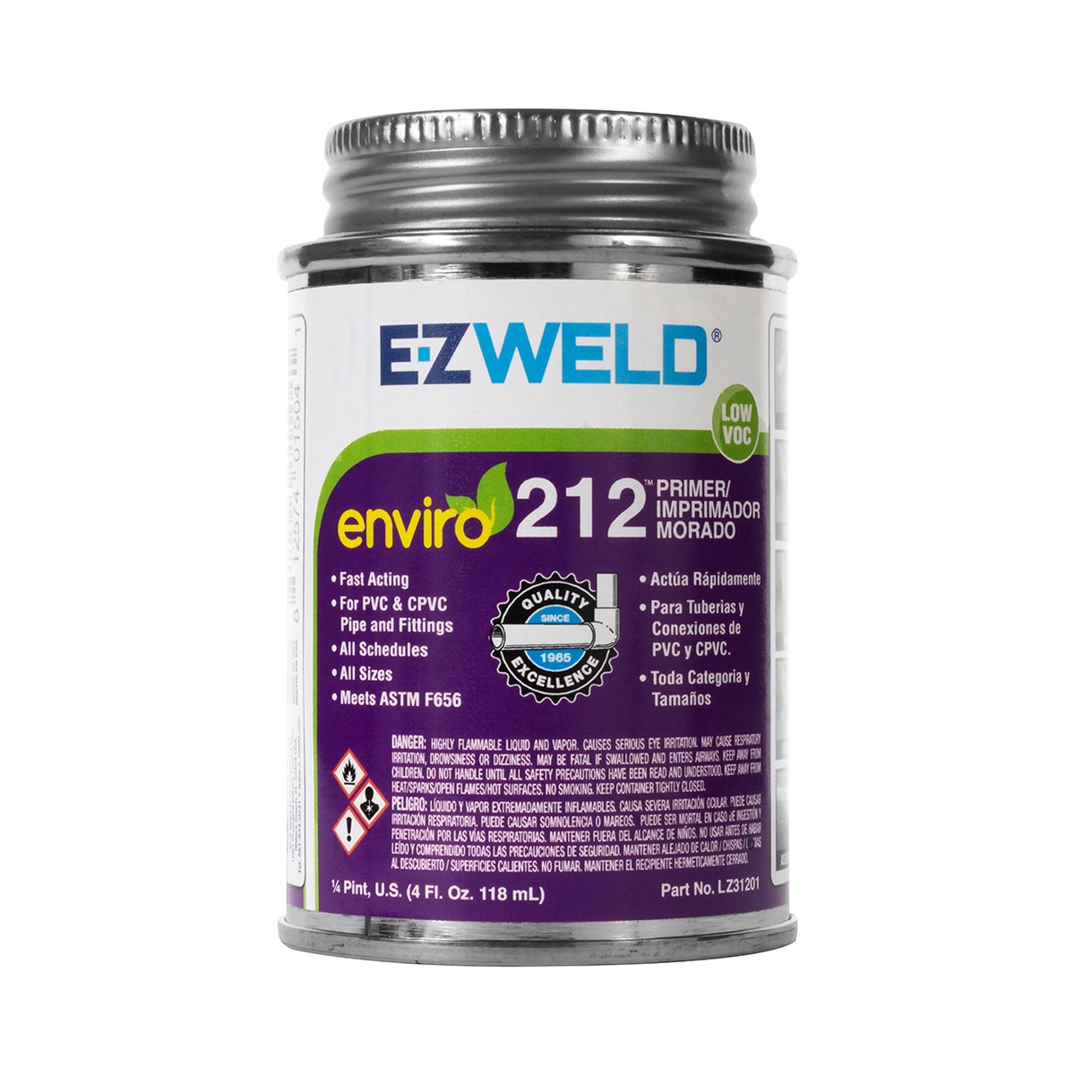 Imprimador EZ Weld Enviro 212, Morado, 118 ml (Primer)