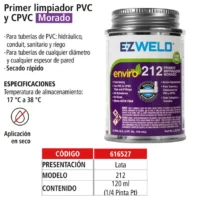 Imprimador EZ Weld Enviro 212, Morado, 118 ml (Primer) - Imagen 5