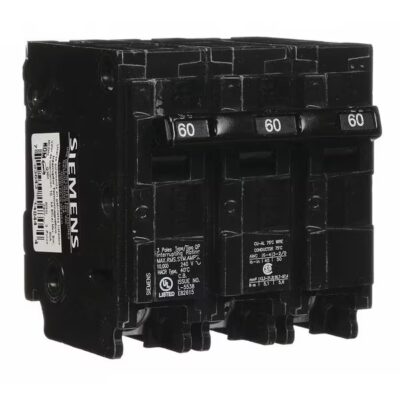 Interruptor Termomagnético Breaker QP 3X60A SIEMENS Q360