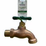 Llave manguera 1/2” bronce calidad premium VER Marca FUTURA