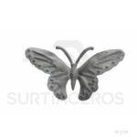Figura decorativa de acero troquelado modelo mariposa 2226 (Medida: 115 x 70 T:1.2mm)