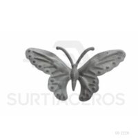 Figura decorativa de acero troquelado modelo mariposa 2226 (Medida: 115 x 70 T:1.2mm)