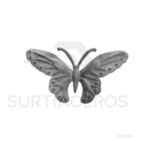 Figura decorativa de acero troquelado modelo mariposa 2226 (Medida: 115 x 70 T:1.2mm)