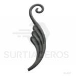 Hoja Maleable Fierro vaciado modelo 4537 (Medida: 240 x 75mm)