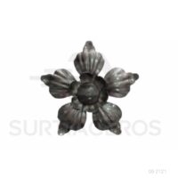 Flor decorativa FLOR de acero troquelado modelo 2121 (Medida: 90mm)