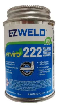 Cemento PVC 118mL Azul Secado Rapido EZ WELD (Pegamento)