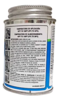 Cemento PVC 118mL Azul Secado Rapido EZ WELD (Pegamento) - Imagen 3