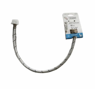 Manguera para W.C 1/2" x 7/8" x 50 cm Marca IUSA (Cod 618129) - Imagen 3
