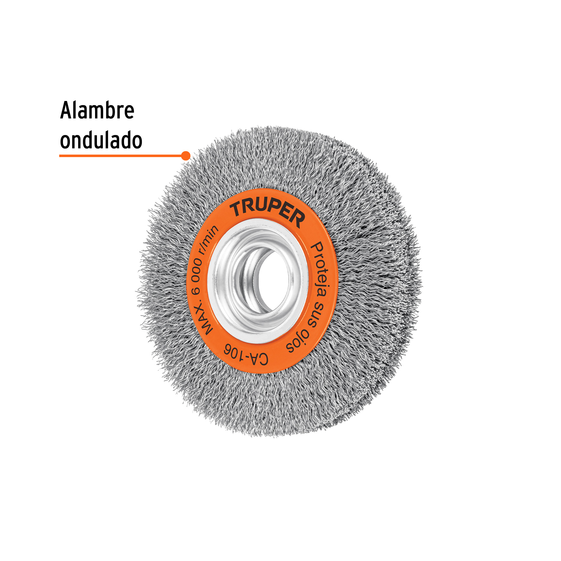Carda para esmeril de 6" x 1-1/8" (Cód. 11526) - Imagen 5