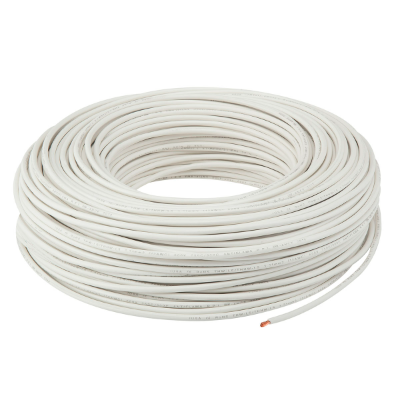 Cable blanco calibre 8 venta por caja de 100 metros (THHN/THWN-2) de cobre Marca IUSA - Imagen 2