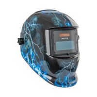 Careta electrónica p/soldar, rayos, sombra 9 a 13, PRETUL (Cód: 29896)