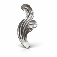 Hoja decorativa de acero troquelado modelo 2161 (Medida: 120 x 50mm) venta por pieza