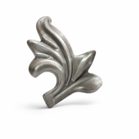 Hoja decorativa de acero troquelado modelo 2180 (Medida: 83 x 60mm) venta por pieza